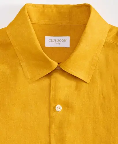 Men's 100% Linen Shirt, Created for Modazone -Modazone Mojito - CLUB ROOM (1)