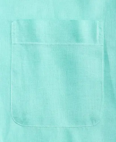 Men's 100% Linen Shirt, Created for Modazone - Tibetan Stone - 5