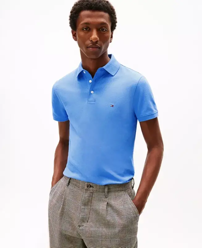 Men's 1985 Slim-Fit Polo Shirt - Blue Spell - 1