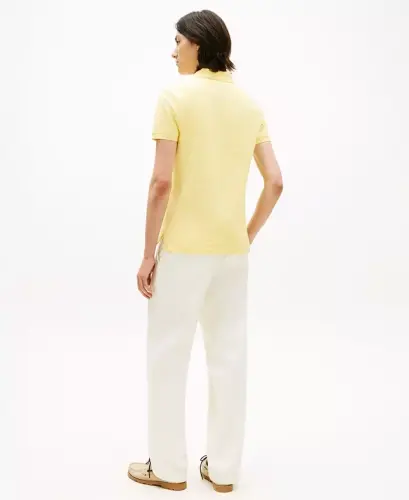 Men's 1985 Slim Fit Polo Shirt-Citronella Heather - 4