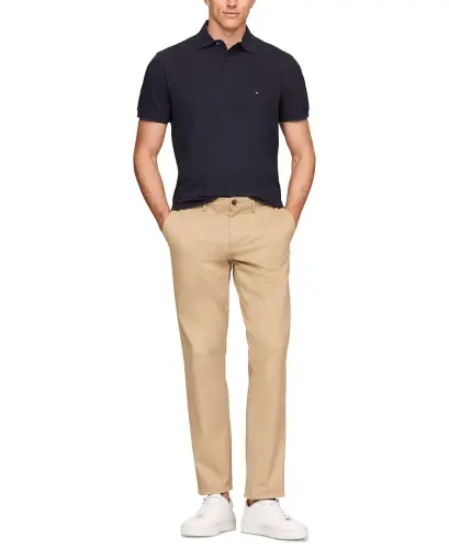 Men's 1985 Slim Fit Polo Shirt-Desert Sky Heather - TOMMY HILFIGER (1)