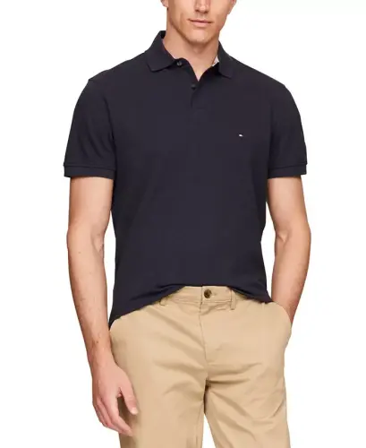 Men's 1985 Slim Fit Polo Shirt-Desert Sky Heather 
