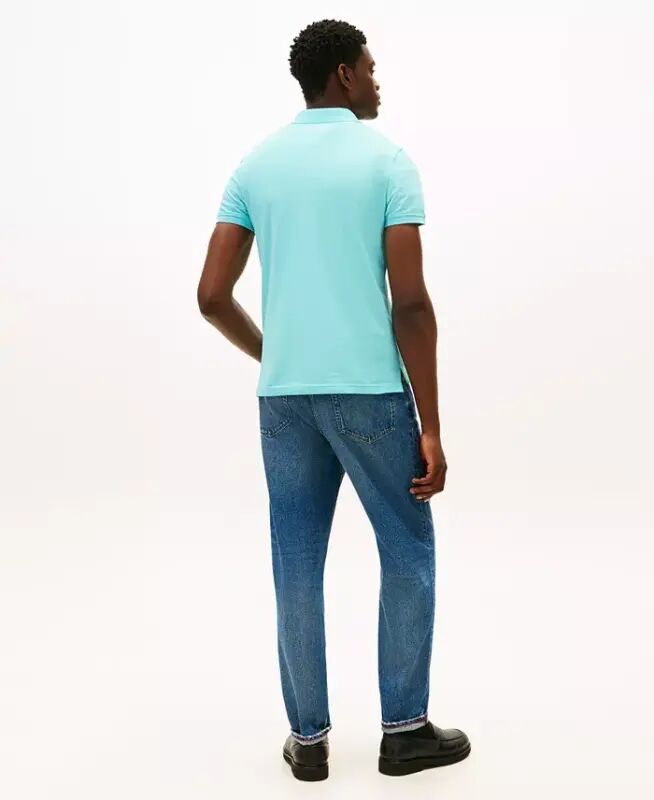Men's Iconic 1985 Slim-Fit Polo Shirt - Dewy Blue - 4