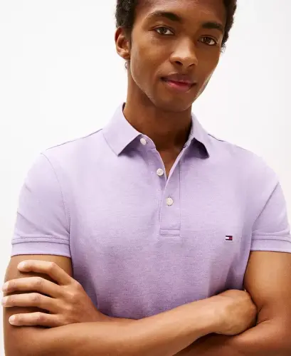 Men's 1985 Slim-Fit Polo Shirt - Lavender Heather - 3