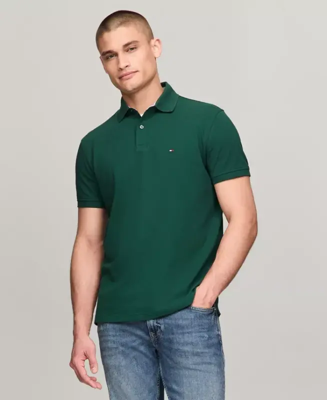 Men's 1985 Slim-Fit Polo Shirt - Ornamental Green - 1