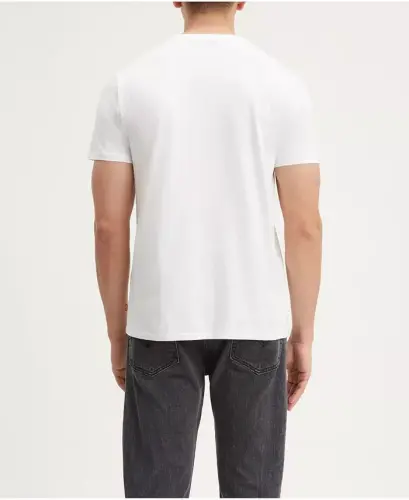 Men's 2-Horse Graphic Regular Fit Crewneck T-shirt-White - LEVI'S (1)
