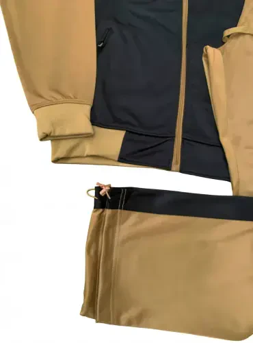 Men’s 2-Piece Tracksuit Traditional Coral Blocks Active Track Jacket and Track pants Outfit - Modazone (1)