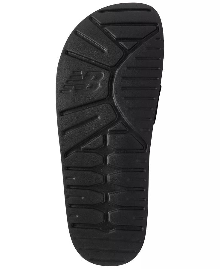 Men's 200 Slide Sandals from Finish Line Black - 6