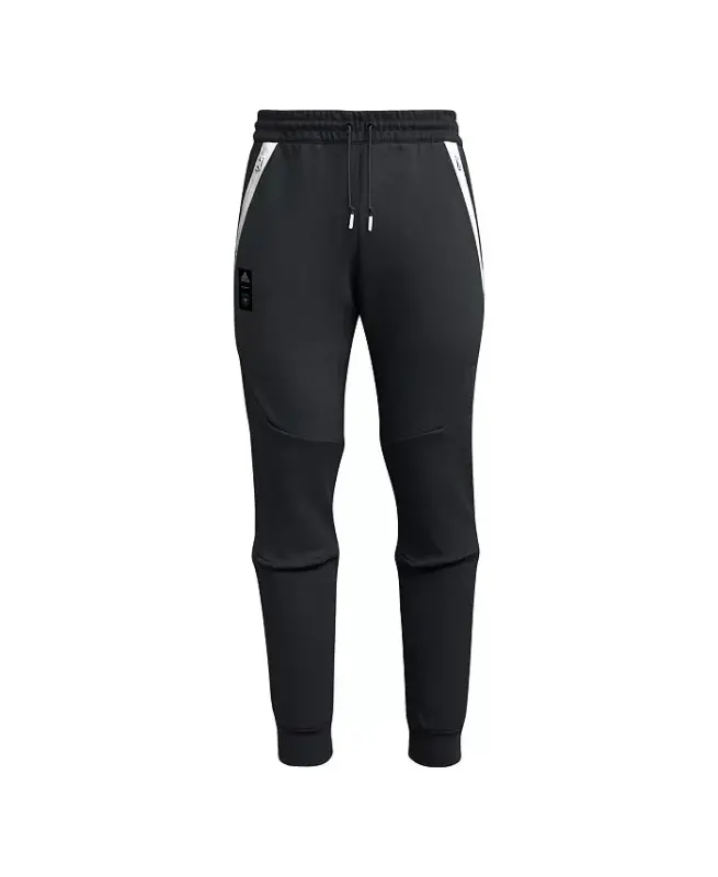 Men's 2023 Player Black Charlotte FC Club Travel Pants-Black - 3