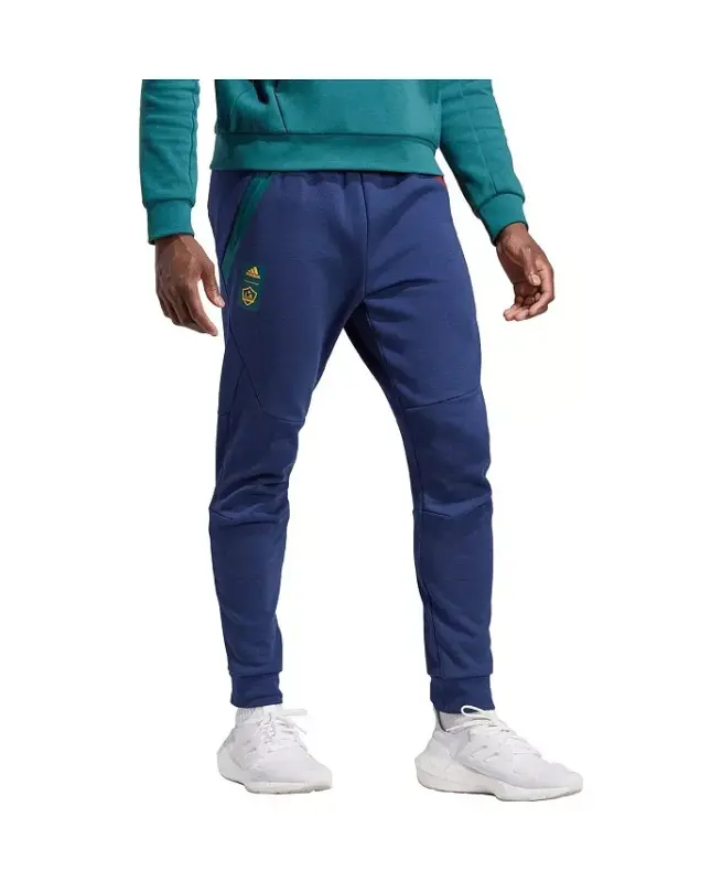 Men's 2023 Player Navy LA Galaxy Club Travel Pants-Navy - 1