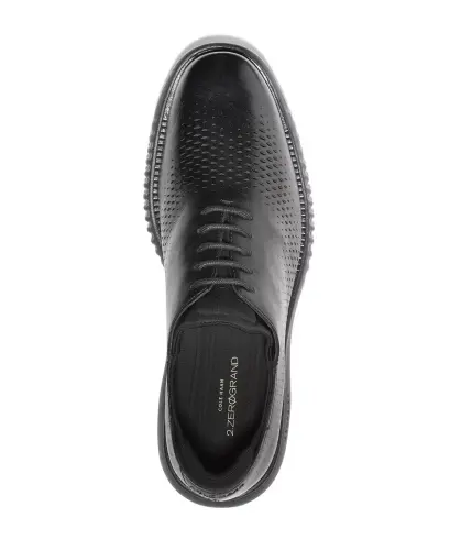 Men's 2.Zerogrand Laser Wing Oxford Shoes-Black, Black - 5