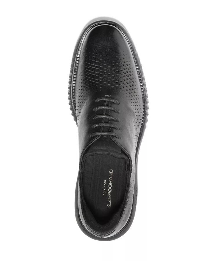 Men's 2.Zerogrand Laser Wing Oxford Shoes Black, Black - 5