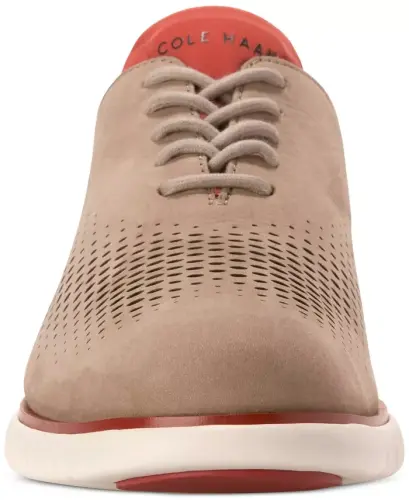 Men's 2.Zerogrand Laser Wing Oxford Shoes - Dark Latte Nubuck - 3