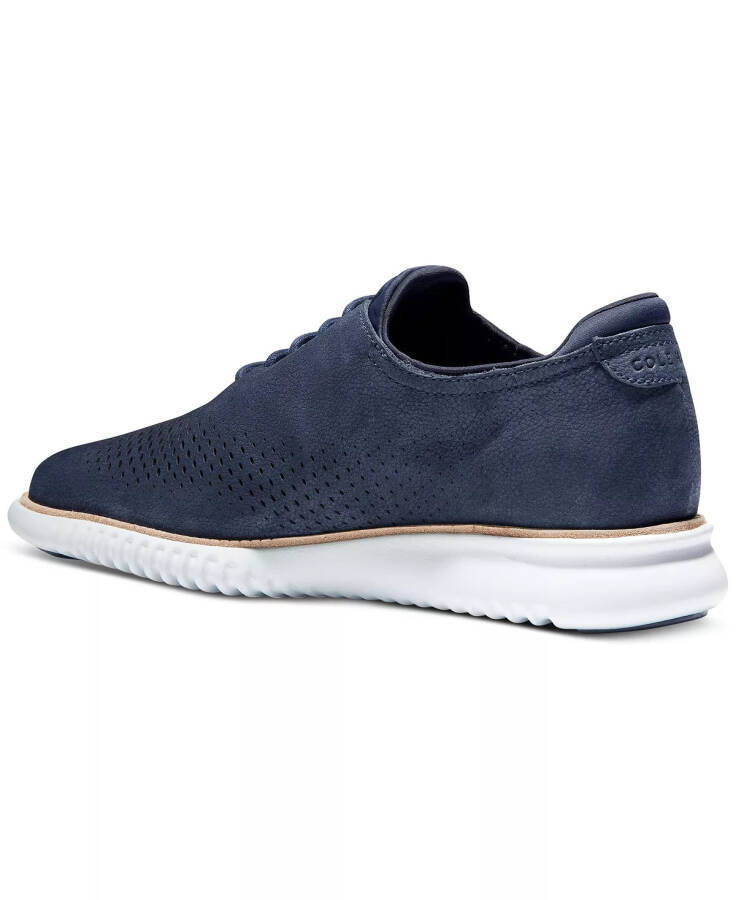 Men's 2.Zerogrand Laser Wing Oxford Shoes Marine Blue/optic White - 3