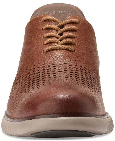 Men's 2.Zerogrand Laser Wing Oxford Shoes Pecan, Truffle, Cobblestone - 3