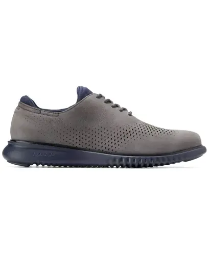 Men's 2.Zerogrand Laser Wing Oxford Shoes - Raven Nubuck - 2