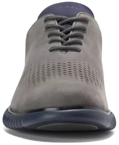 Men's 2.Zerogrand Laser Wing Oxford Shoes - Raven Nubuck - 3