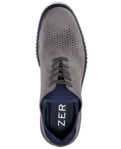 Men's 2.Zerogrand Laser Wing Oxford Shoes - Raven Nubuck - 4