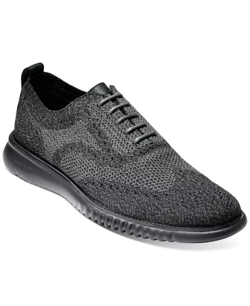 Men's 2.Zerogrand Stitchlite Oxford Shoes Black/magnet/black - 1