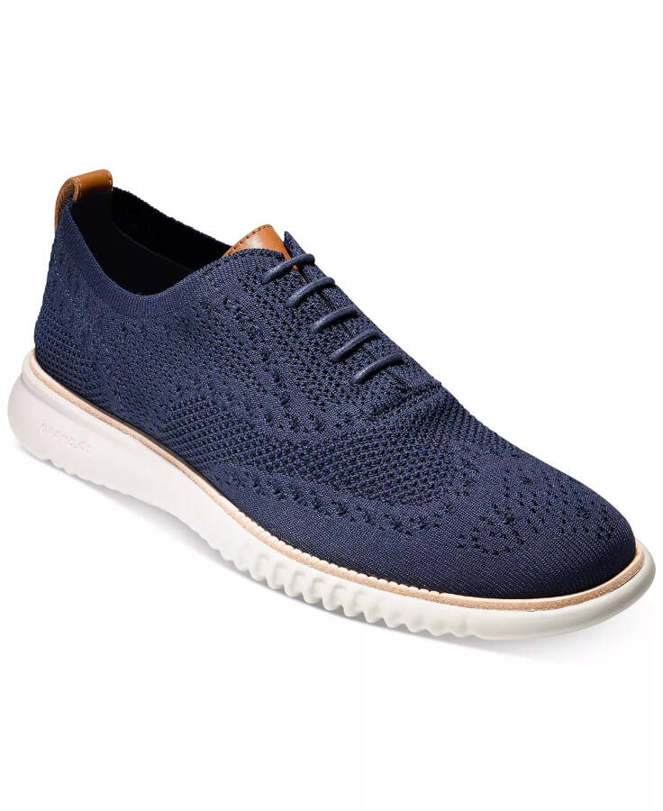 Men's 2.Zerogrand Stitchlite Oxford Shoes Marine Blue/Vapor Grey - 1