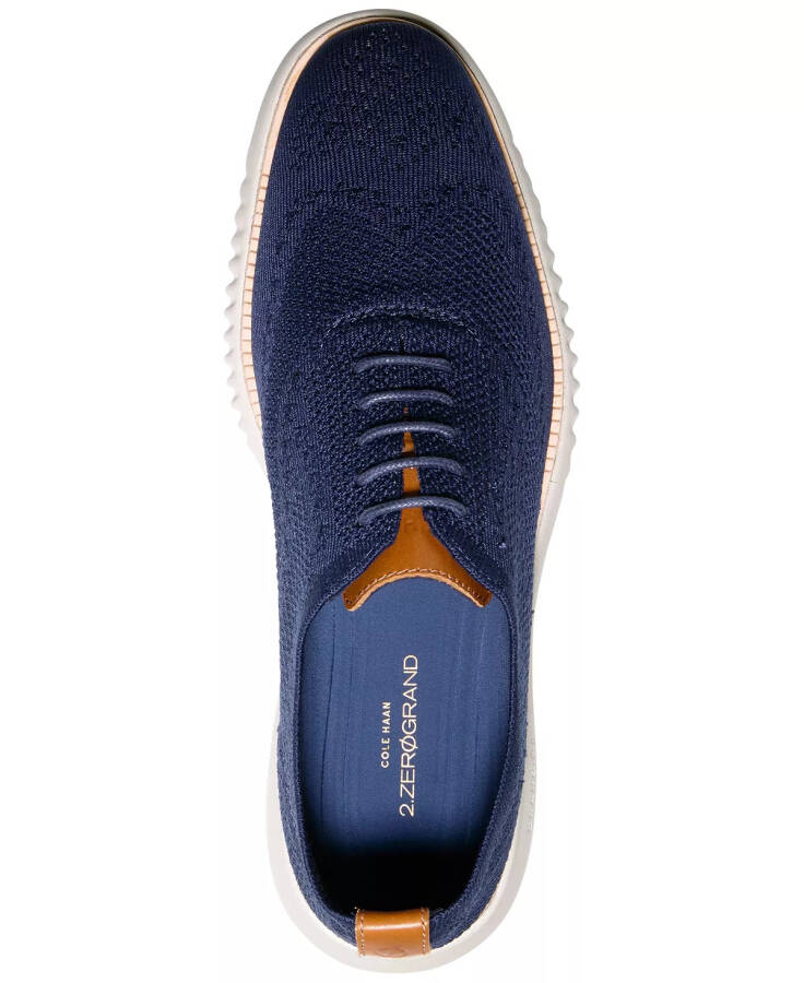 Men's 2.Zerogrand Stitchlite Oxford Shoes Marine Blue/Vapor Grey - 5