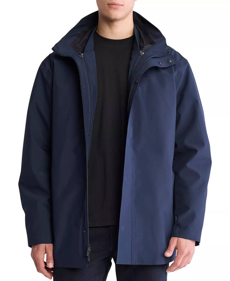 Men's 3-in-1 Mid Length Jacket Dark Sapphire - 1