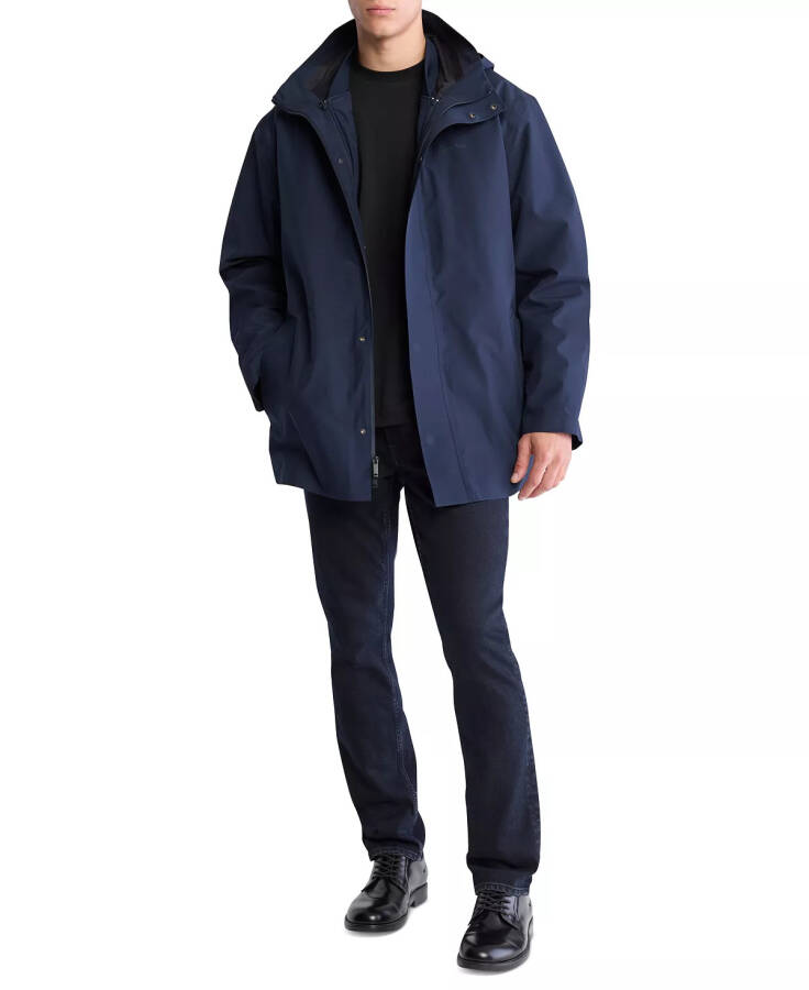 Men's 3-in-1 Mid Length Jacket Dark Sapphire - 4