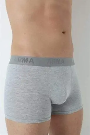 Men's 3-Pack Grey Boxers with Stretch Fabric and Lycra - 7