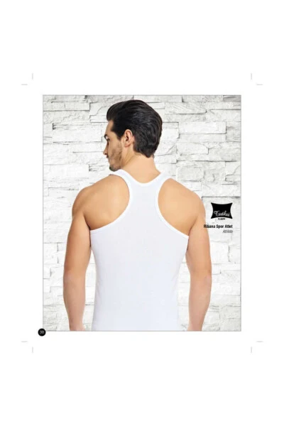 Men's 3-Pack Ribbed Sports Tank Top - TUTKU