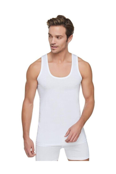 Men's 3-Pack White Undershirt - 3