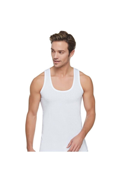 Men's 3-Pack White Undershirt - 1