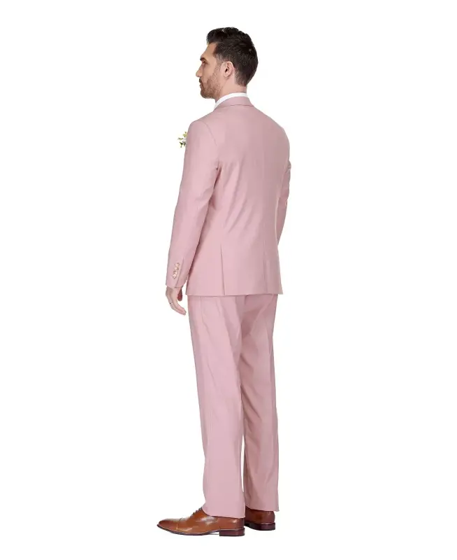 Men's 3-Piece Classic Fit Performance Stretch Suit - 4