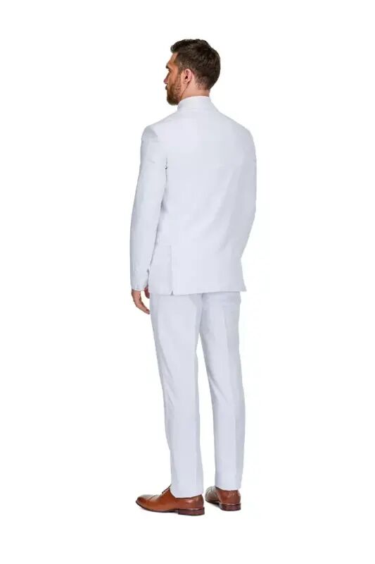 Men's 3-Piece Premium Vested 3-Piece Slim Fit Suit - 2