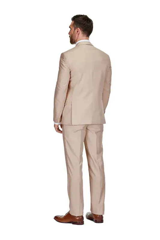 Men's 3-Piece Premium Vested 3-Piece Slim Fit Suit - 2