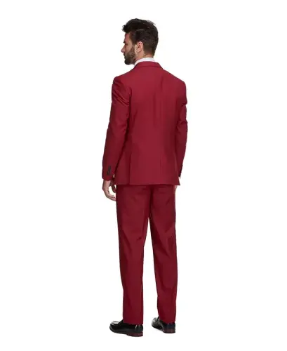 Men's 3-Piece Premium Vested 3-Piece Slim Fit Suit - BRAVEMAN (1)