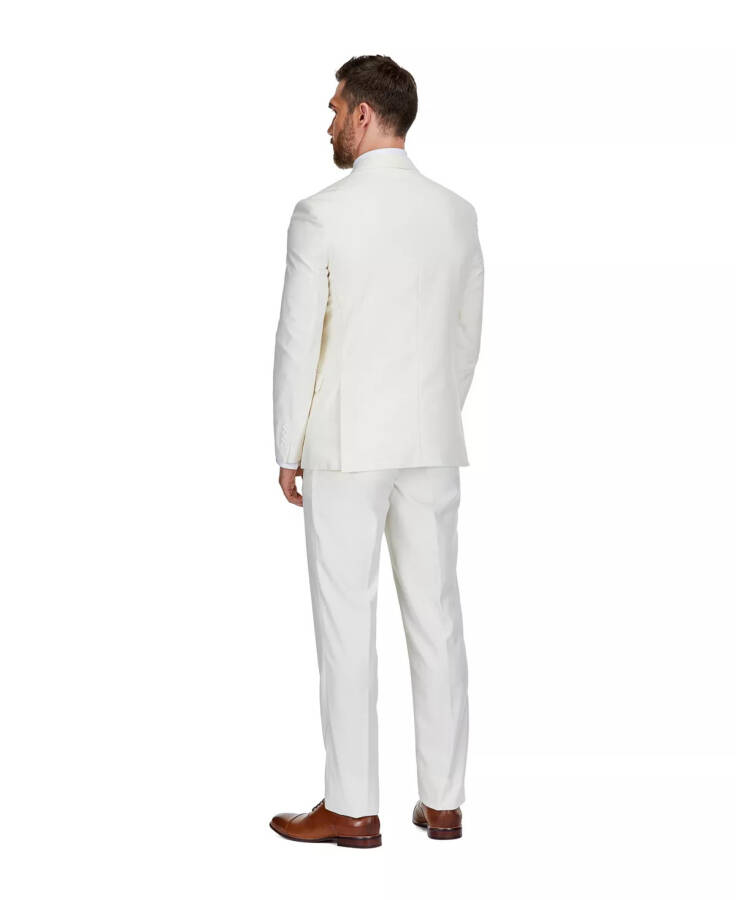 Men's 3-Piece Premium Vested Slim Fit Suit Ivory - 2