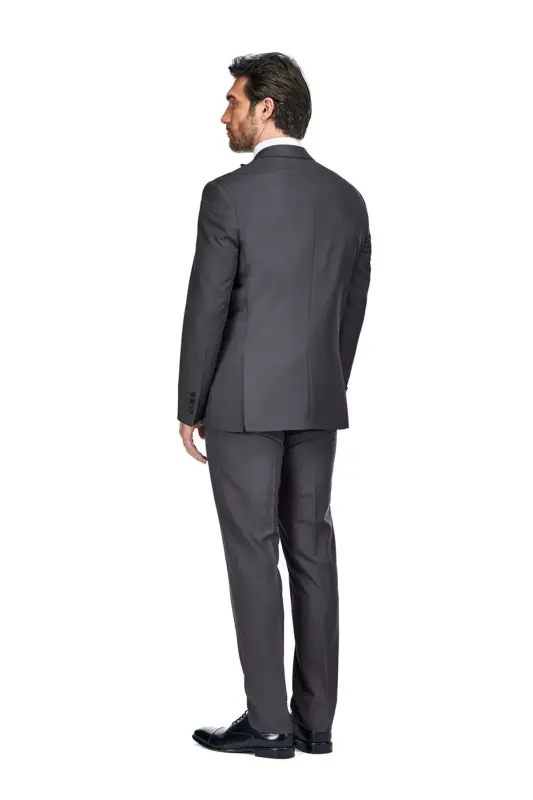 Men's 3-Piece Slim Fit Tuxedo with Peak Lapel - 3