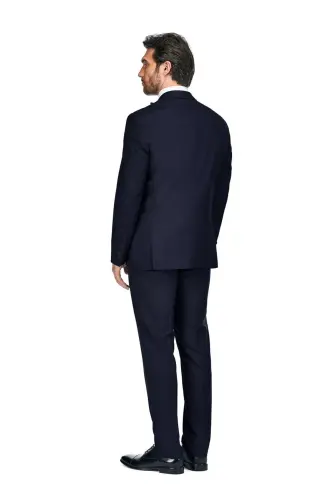 Men's 3-Piece Slim Fit Tuxedo with Peak Lapel - 3