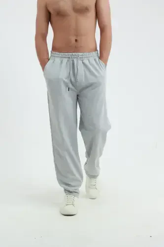 Men's 3-Piece Tracksuit Bottoms Wide Leg Baggy Relaxed Fit Loose Leg - Multicolor - 3