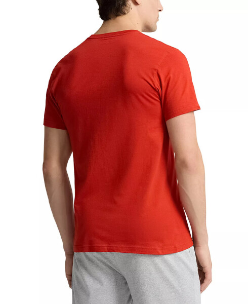 Men's 3-Pk. Cotton Crewneck Undershirts SPORTSMAN ORANGE, NEW FOREST, CRUISE NAVY - 5