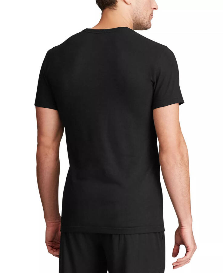 Men's 3-Pk. Slim-Fit Stretch Undershirts Black/ Grey Multi - 2