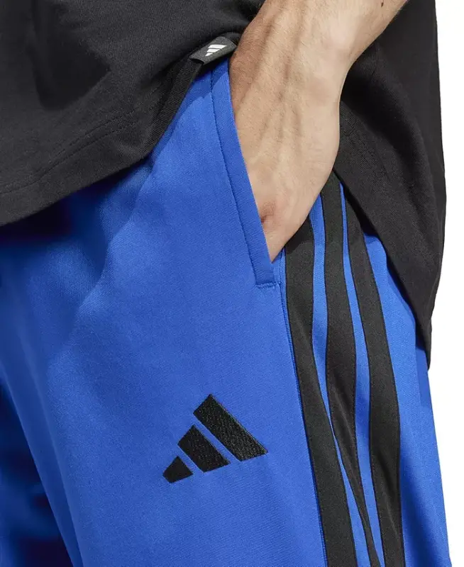 Men's 3-Stripes Regular Open Hem Track Pants - Team Royal/Blue - 2