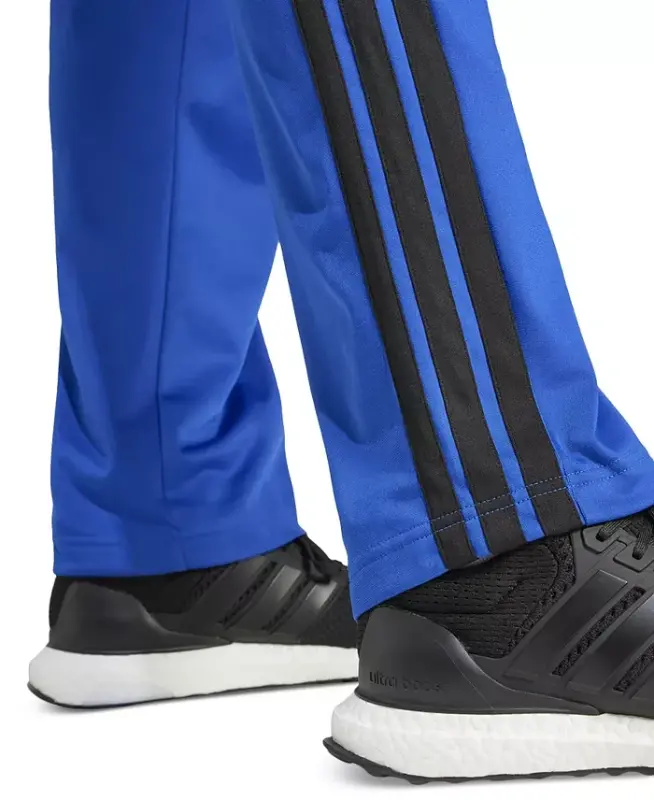Men's 3-Stripes Regular Open Hem Track Pants - Team Royal/Blue - 3