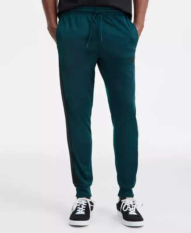 Men's 3-Stripes Tricot Regular Tapered Track Pants - Aurora Ivy - ADIDAS