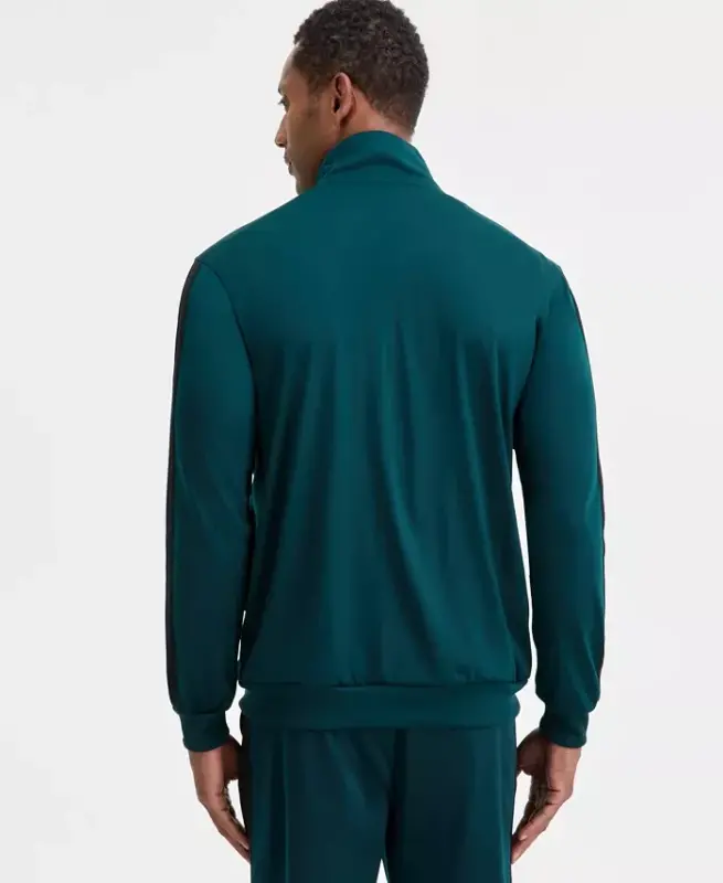 Men's 3 Stripes Tricot Regular Track Jacket - Aurora Ivory - 5