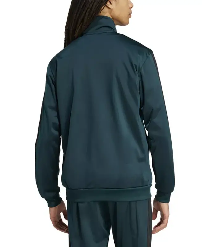 Men's 3 Stripes Tricot Regular Track Jacket - Aurora Ivory - 6