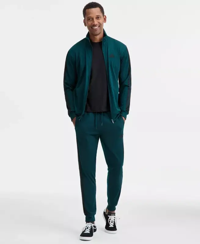 Men's 3 Stripes Tricot Regular Track Jacket - Aurora Ivory - 2