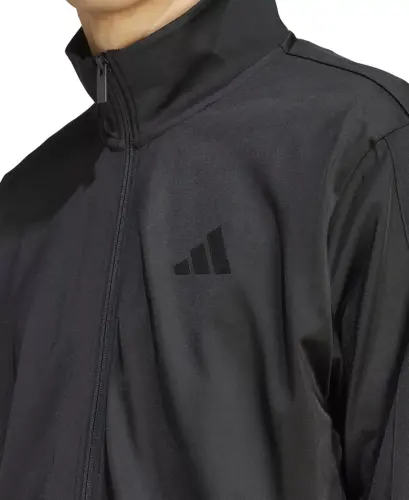 Men's 3 Stripes Tricot Regular Track Jacket-Black - 5