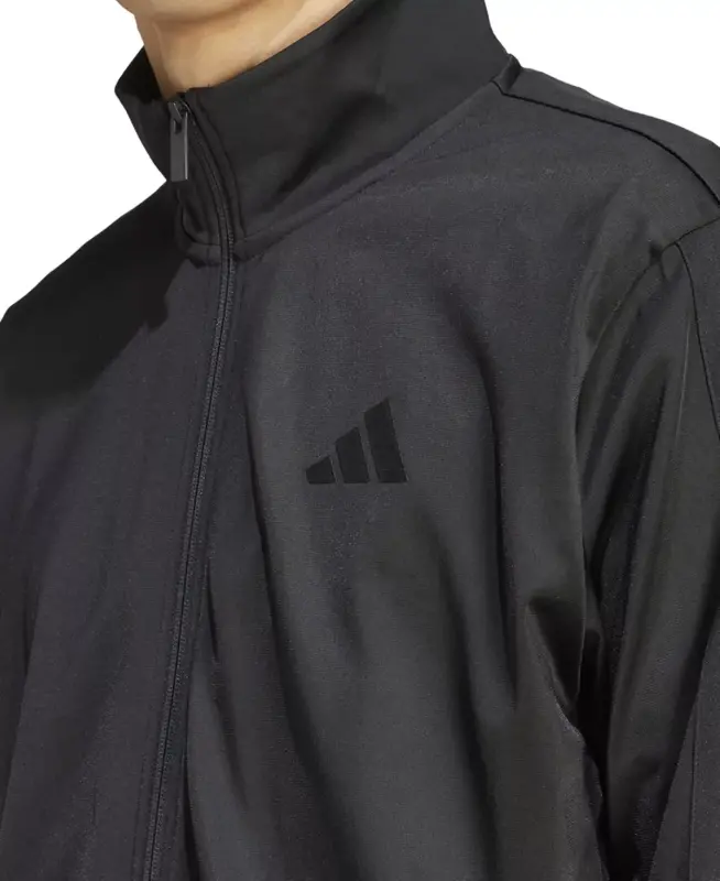 Men's 3 Stripes Tricot Regular Track Jacket-Black - 5