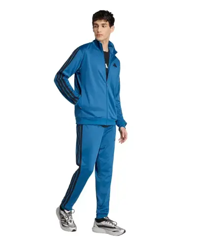 Men's 3 Stripes Tricot Regular Track Jacket - Dusky Petrol - ADIDAS (1)
